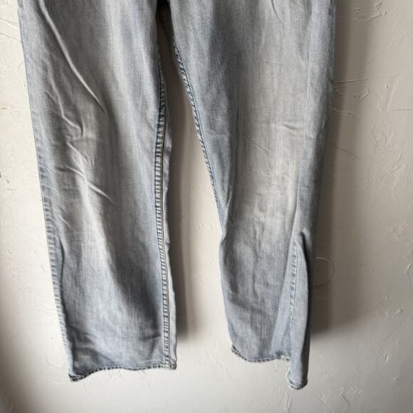 Silver Jeans Jeans Mens 34x34 Straight Leg Distressed Denim Light Wash Pants‎ - Picture 3 of 10